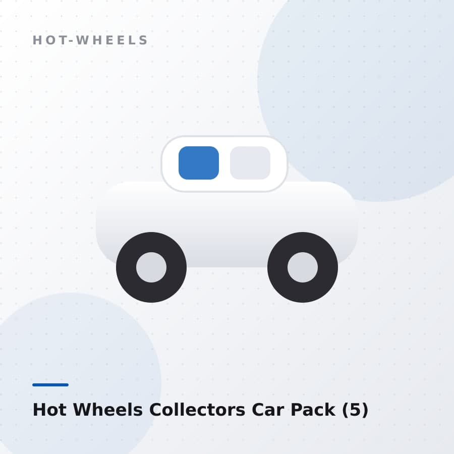Hot Wheels Collectors Car Pack (5)